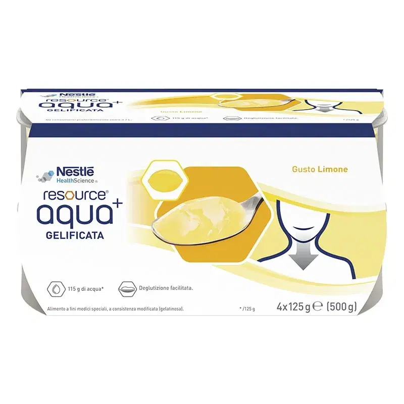 Nestlé Linea Alimentazione Speciale Resource Bevanda Gelificata Limone 4 x125g