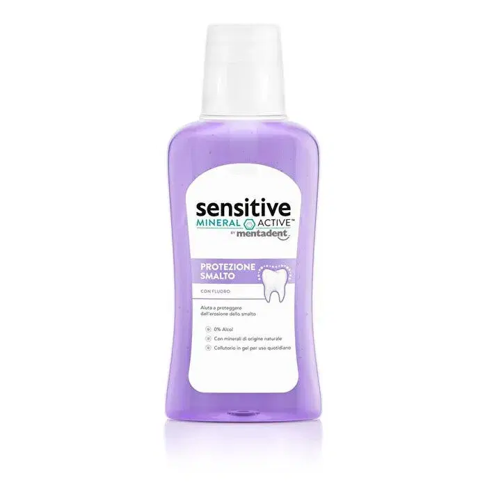 Mentadent Collutorio Sensitive Mineral Active Protezione Smalto 300ml