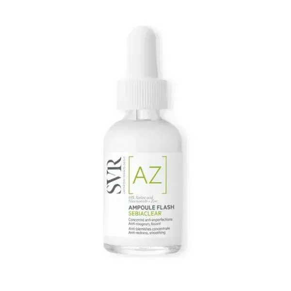 SVR Sebiaclear Ampoule Flash Concentrato Levigante Anti-Rossore e Anti-imperfezioni 30 ml