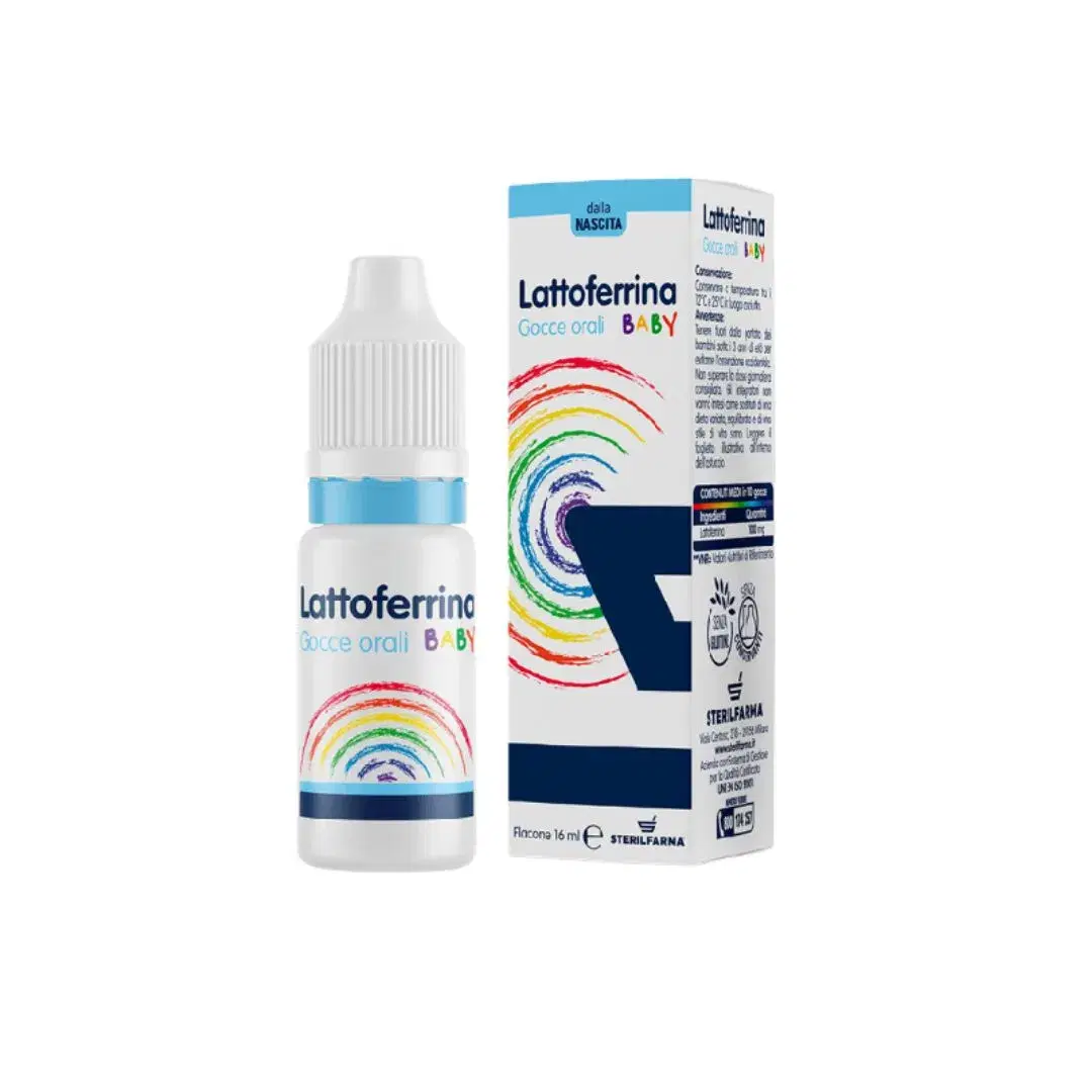 Sterilfarma Lattoferrina Baby Gocce Integratore per le Difese Immunitarie 16 ml