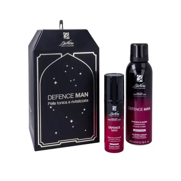 Bionike Cofanetto Regalo Defence Man Schiuma da Barba + Crema Gel